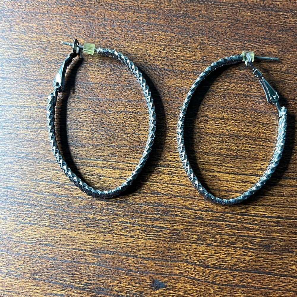 Titanium Steel Colored Hoop Earrings